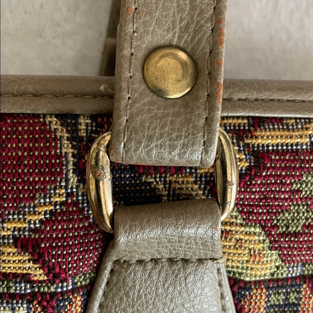Classy Vintage Look NWT Floral Brocade Purse - Picture 11 of 15